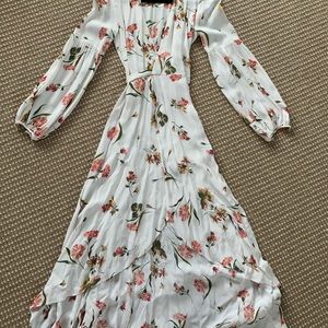 Christy Dawn White Floral Bergen Dress